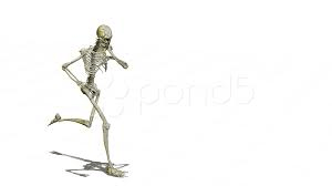 Running skeleton
